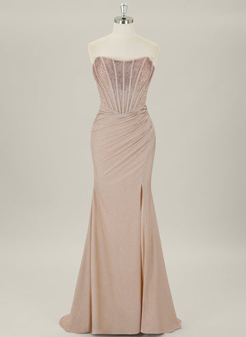 Trumpet/Mermaid Sweetheart Sweep Train Prom Dresses