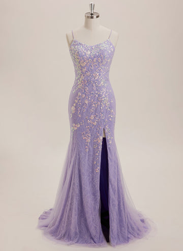 Trumpet/Mermaid Scoop Floor-Length Lace Maxi Dresses With Sequins