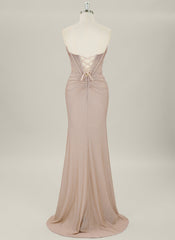 Trumpet/Mermaid Sweetheart Sweep Train Prom Dresses