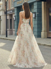 Ball-Gown/Princess Sweetheart Sweep Train Organza Maxi Dresses With Pleated
