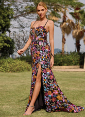black floral