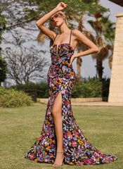 black floral