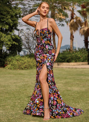 black floral