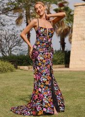 black floral