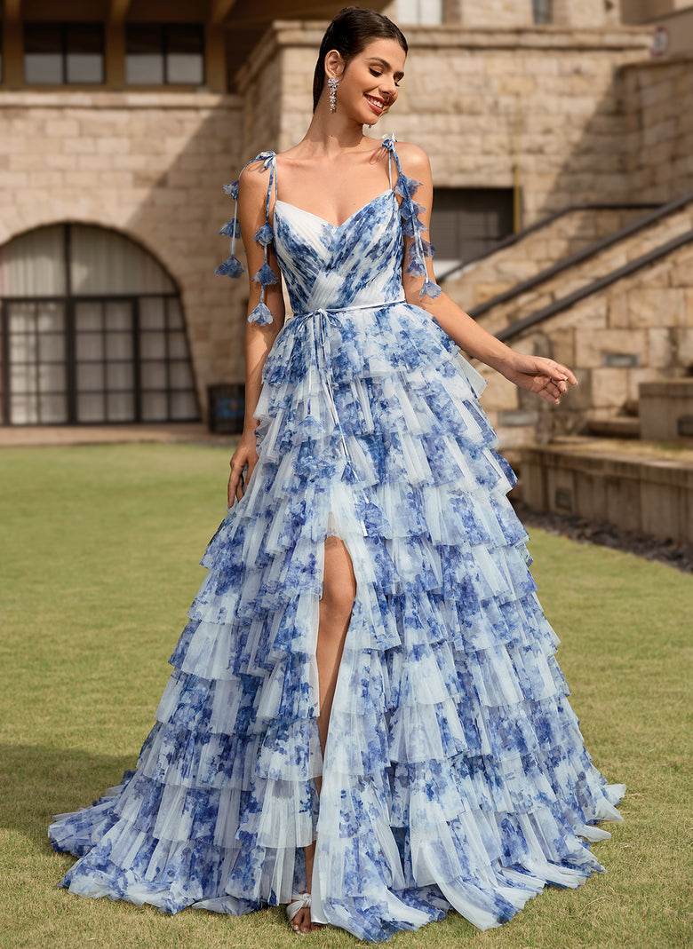 blue floral
