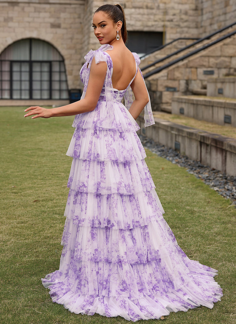 purple floral