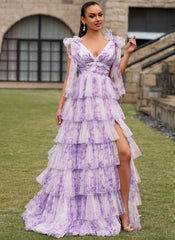 purple floral