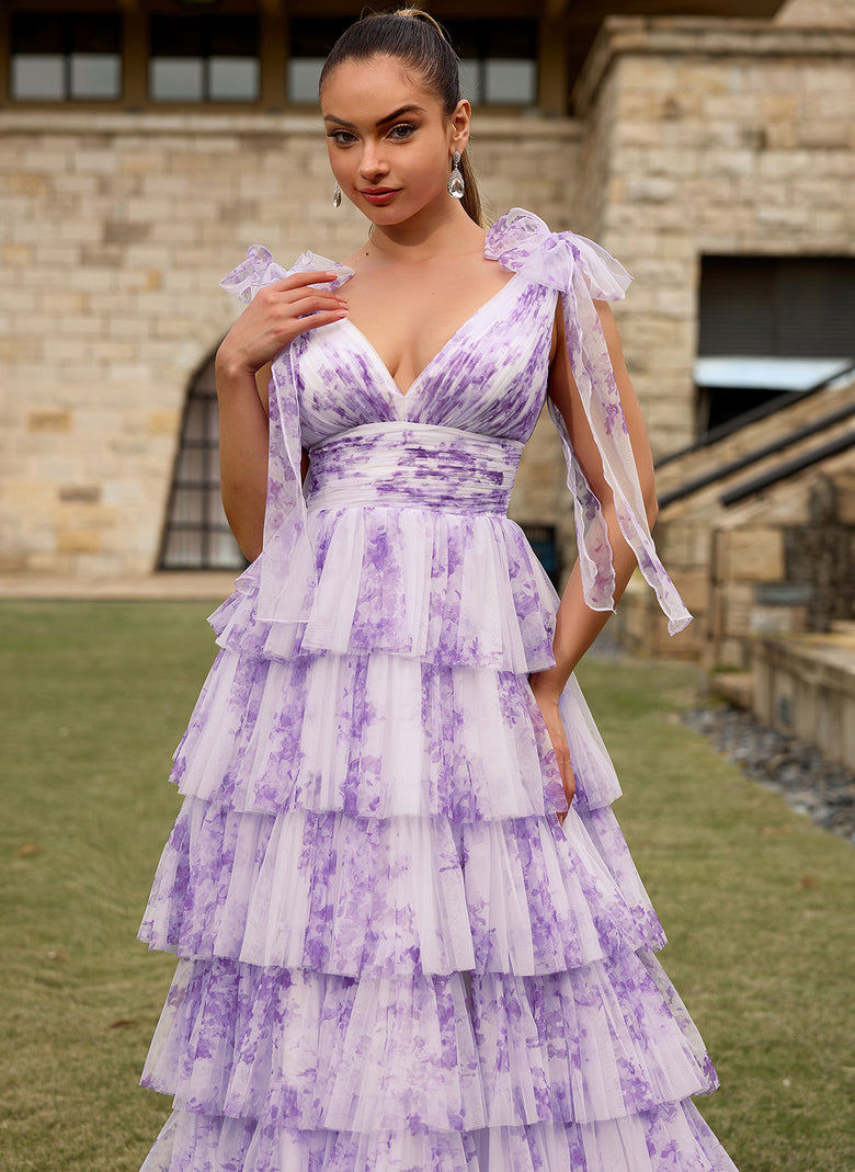 purple floral