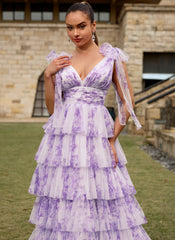 purple floral