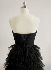 Ball-Gown/Princess Sweetheart Floor-Length Tulle Prom Dresses With Pleated