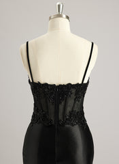 Sheath/Column Sweetheart Short/Mini Jersey Prom Dresses With Beading Sequins