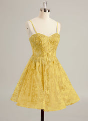 Ball-Gown/Princess Sweetheart Short/Mini Tulle Prom Dresses With Beading Sequins