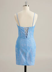 Bodycon Sweetheart Short/Mini Lace Prom Dresses
