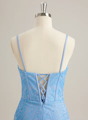 Bodycon Sweetheart Short/Mini Lace Prom Dresses