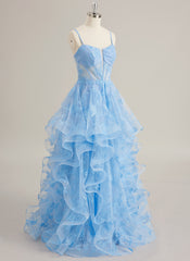 Ball-Gown/Princess Sweetheart Floor-Length Lace Prom Dresses