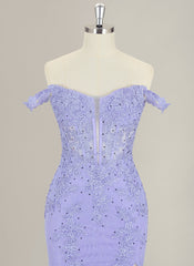 Trumpet/Mermaid Sweep Train Lace Maxi Dress With Rhinestone