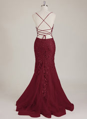 Sleeveless V-Neck Sequins Tulle Trumpet/Mermaid Maxi Dress