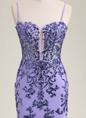 Trumpet/Mermaid Sleeveless Sweep Train Sequin Prom Dress With Sequins