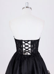 Ball-Gown/Princess Sleeveless Short Organza Homecoming Dress With Rhinestone