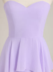 A-Line Sleeveless Floor-Length Chiffon Prom Dress With Ruffle
