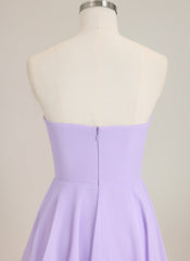A-Line Sleeveless Floor-Length Chiffon Prom Dress With Ruffle