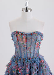 Ball-Gown/Princess Sleeveless Short Tulle Homecoming Dress With Ruffle