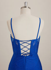 Sheath/Column Sweetheart Short Jersey Mini Dress With Rhinestone