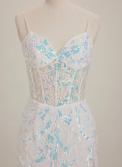 Sheath/Column V-Neck Short Lace Mini Dress With Sequins