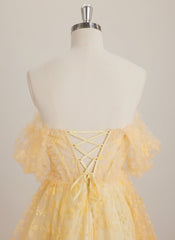 A-line Sweetheart Short Lace Mini Dress With Ruffle