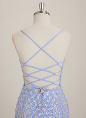 Sheath/Column Scoop Short Sequin Mini Dress