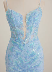 Sheath/Column V-Neck Short Sequin Mini Dress