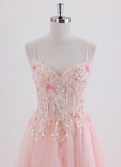 A-line Short Tulle Homecoming Dress With Sequins