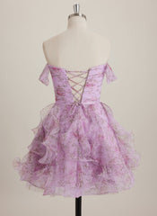 Ball-Gown/Princess Sweetheart Short Tulle Mini Dress With Cascading Ruffles Pleated