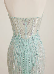Sheath/Column Sweetheart Short Sequin Mini Dress With Beading Sequins
