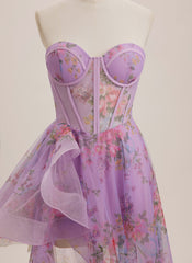 Ball-Gown/Princess Sweetheart Sweep Train Organza Maxi Dresses