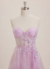 Ball-Gown/Princess Sweetheart Floor-Length Jersey Maxi Dresses With 3D Floral Sequins Appliques Lace