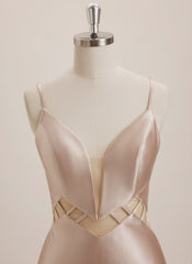 Trumpet/Mermaid V-Neck Sweep Train Jersey Maxi Dresses