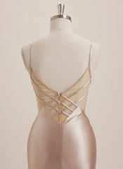 Trumpet/Mermaid V-Neck Sweep Train Jersey Maxi Dresses