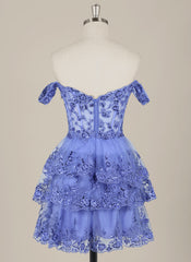 Ball-Gown/Princess Short Tulle Homecoming Dress With Sequins