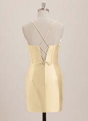 Sheath/Column Sweetheart Short Jersey Mini Dress With Rhinestone