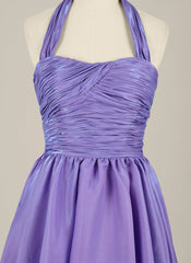 Ball-Gown/Princess Sleeveless Short Metallic Homecoming Dress With Pleated
