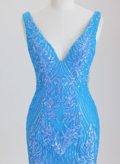 Sheath/Column Short Sequin Homecoming Dress With Sequins