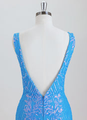 Sheath/Column Short Sequin Homecoming Dress With Sequins