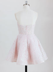 Ball-Gown/Princess Sweetheart Short Lace Homecoming Dress