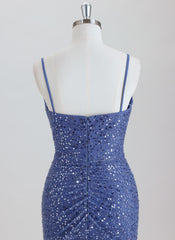 Sheath/Column Short Sequin Homecoming Dress With Sequins