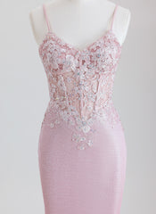 Sheath Spaghetti Straps Short Metallic Homecoming Dress With Sequins
