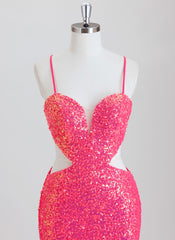 Sheath/Column Short Sequin Homecoming Dress With Sequins