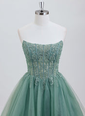 Ball-Gown/Princess Sweetheart Short Tulle Homecoming Dress With Beading Sequins