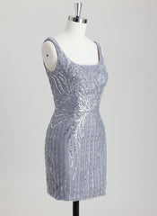 Sheath/Column Short Sequin Homecoming Dress With Sequins