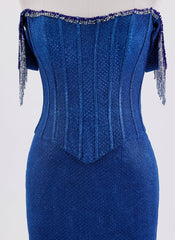 Sheath/Column Short Metallic Homecoming Dress With Beading